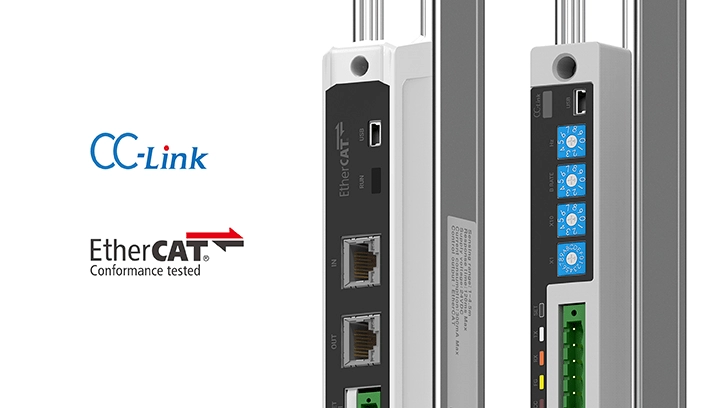 支持 CC-Link 和 EtherCAT