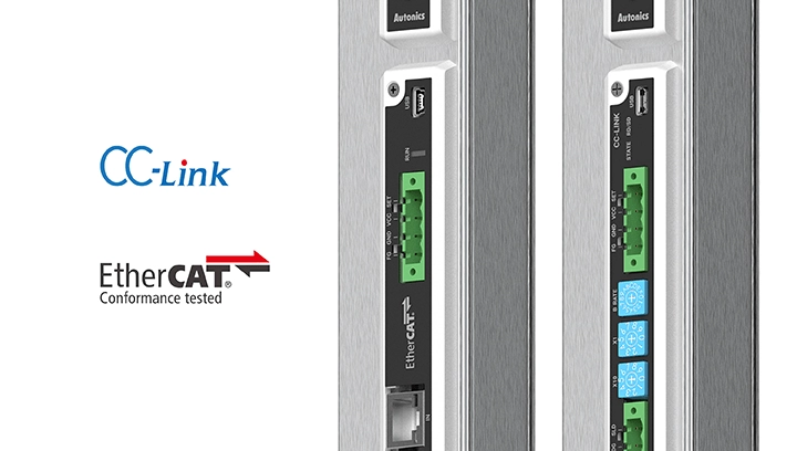 支持 CC-Link 和 EtherCAT