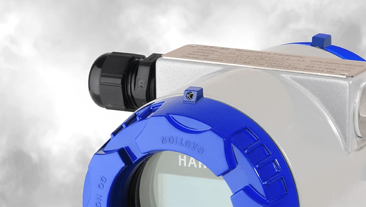 隔爆型温度变送器外观。