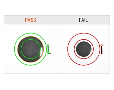 直径检查圆形组件