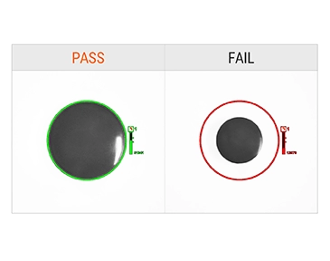 直径检查圆形组件