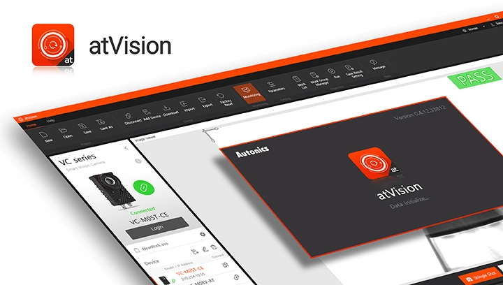 视觉软件 'atVision' 界面预览