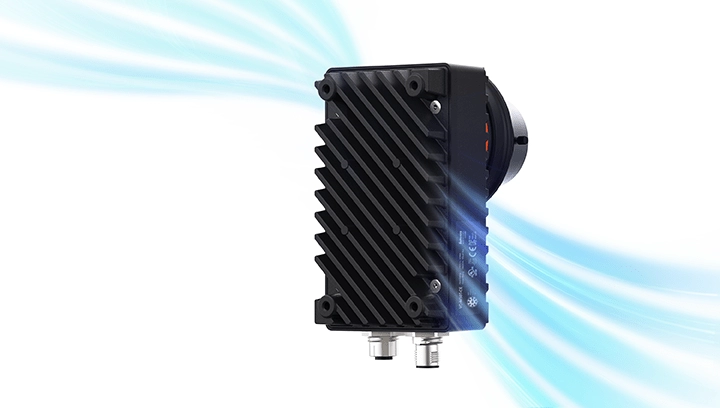 散热设计的相机侧视图