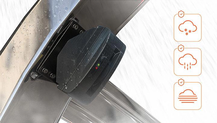 带内置滤波器和铝压铸外壳的传感器