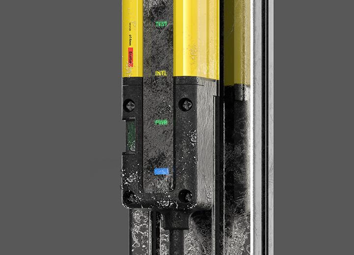 可在-30℃低温下使用的安全光幕