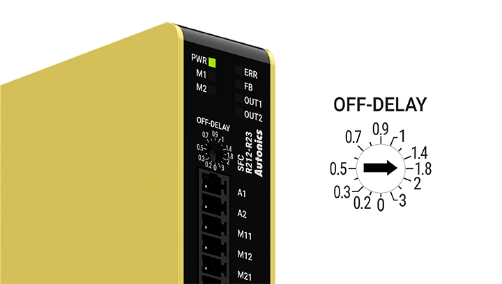 旋钮设置断电延时