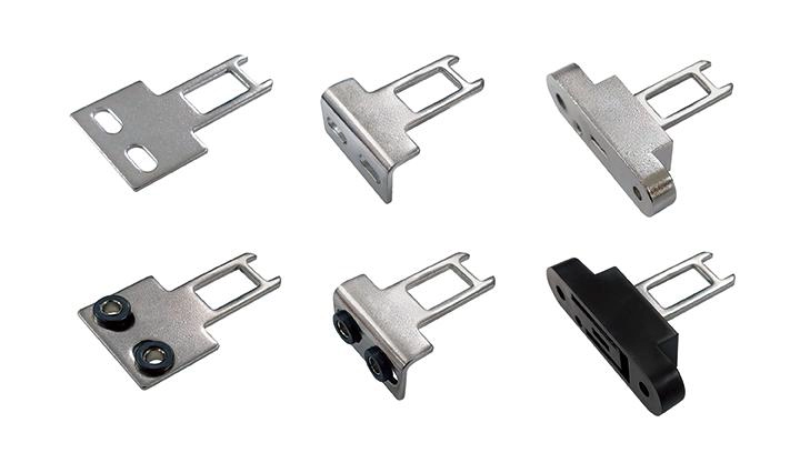 六种类型的执行器钥匙。