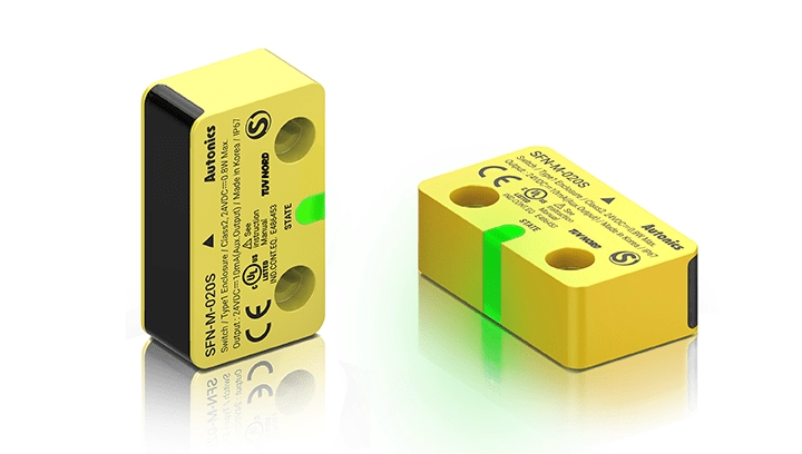 U形LED指示灯内置接近开关。