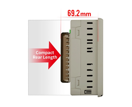 紧凑的后部长度