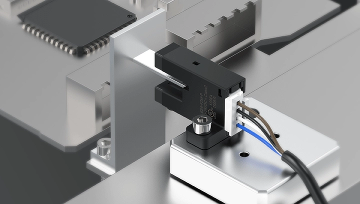 配备入光检测模型的传感器的实际安装示例