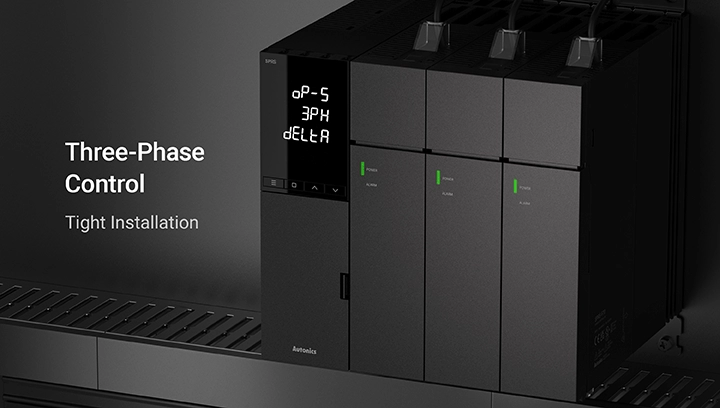 SPRS电力控制器演示三相电源控制能力的示例图