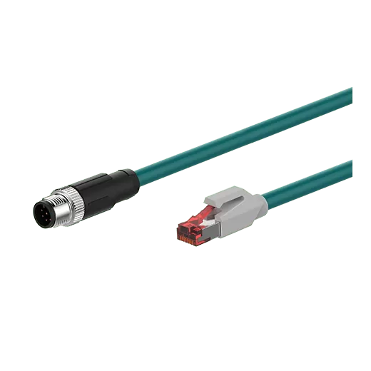 M12 Connector Communication Cable