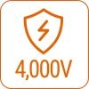 4,000V