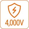4,000V