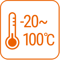 -20~100℃ 温度范围图标
