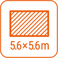 5.6x5.6m 检测区域图标