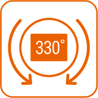 旋转显示图标 (330 度)