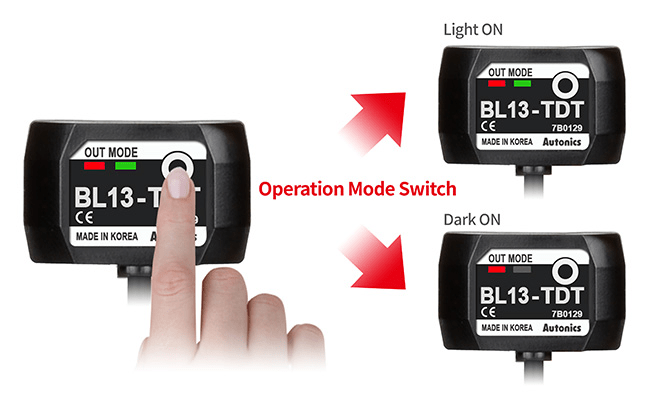 传感器操作模式切换说明