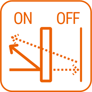 减少背景影响图标